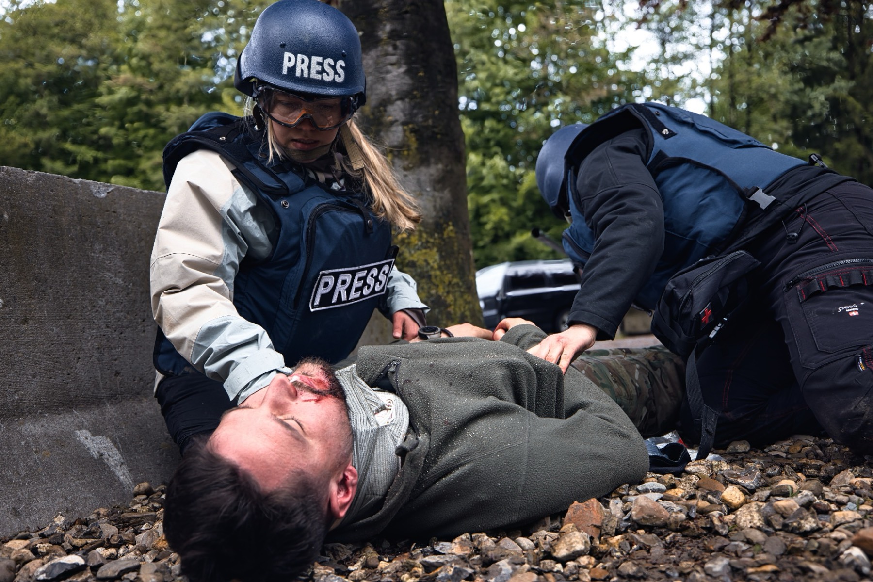Press casualty response